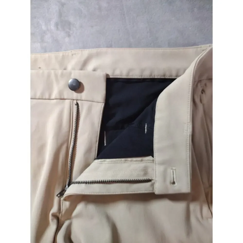 Lululemon Slim Commission Pants Mens 31x31 Khaki Warpstreme Preppy Golf Athletic